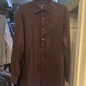Alfani Men's Dark Brown Dress Shirt